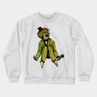 Golden Freddy Gijinka Transparent Crewneck Sweatshirt